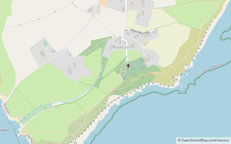 St Mawnan and St Stephen's Church location map