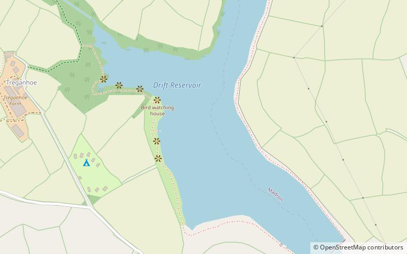 Drift Reservoir location map
