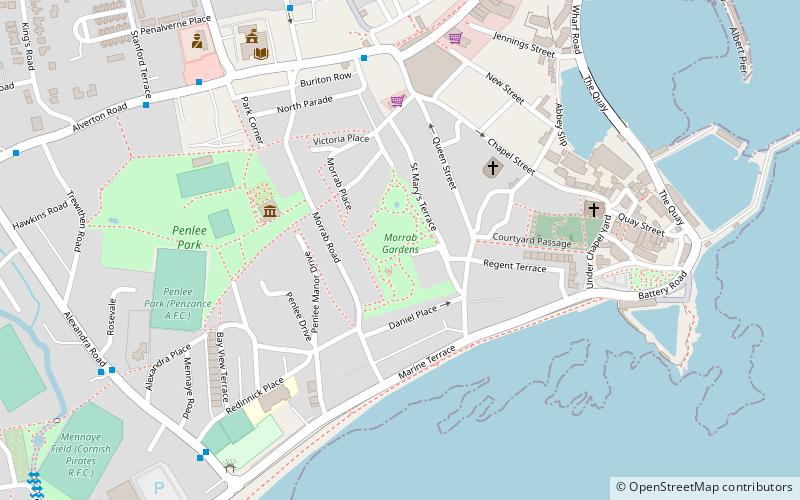 Morrab Gardens location map