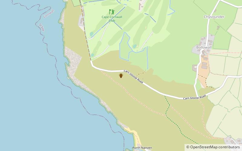 Ballowall Barrow location map