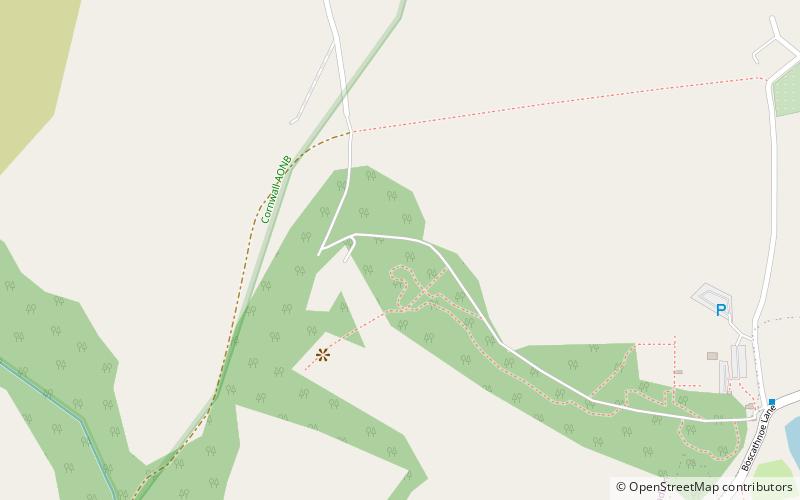 Trengwainton Garden location map