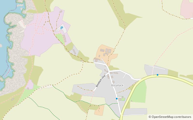 Botallack Manor location map