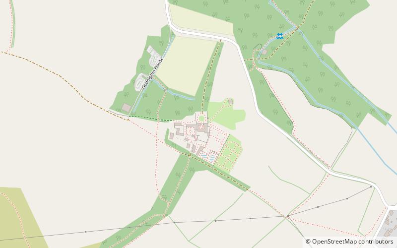 Godolphin location map