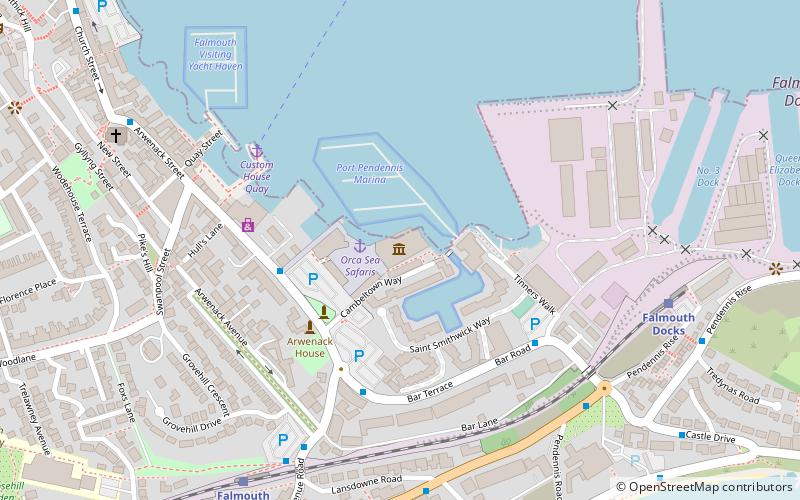 National Maritime Museum Cornwall location map