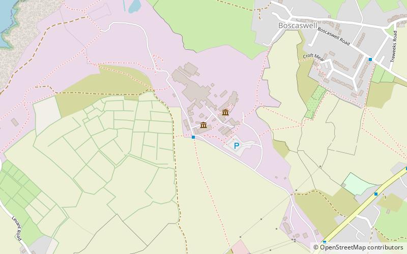 Geevor Tin Mine location map