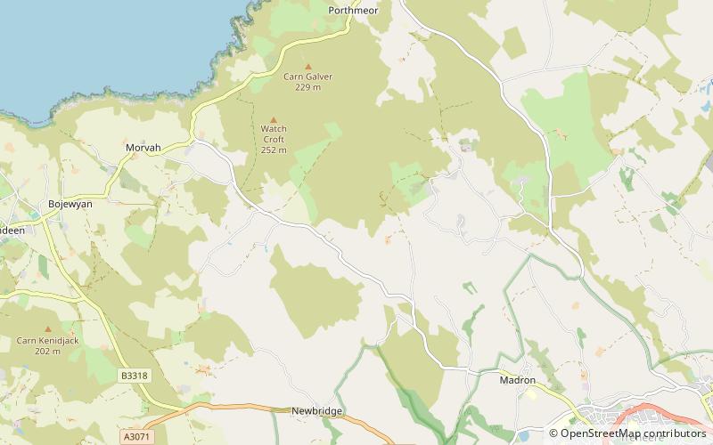 Bosiliack Barrow location map