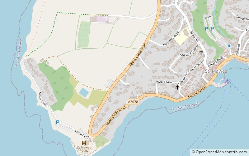 Lamorran Gardens location map