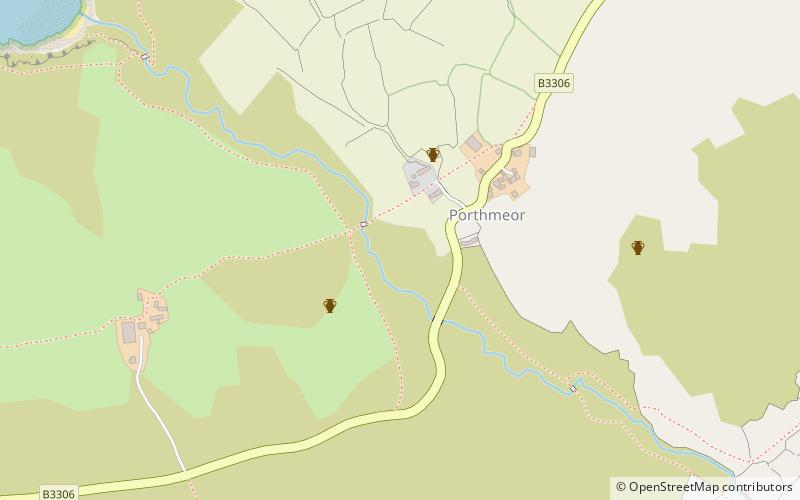 Porthmeor location map