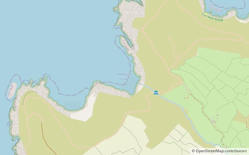 Pendour Cove location map