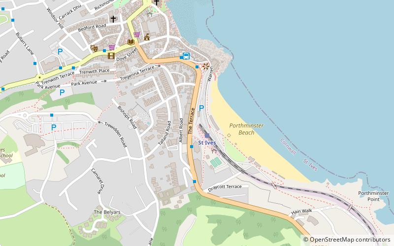 a school of palettes st ives location map