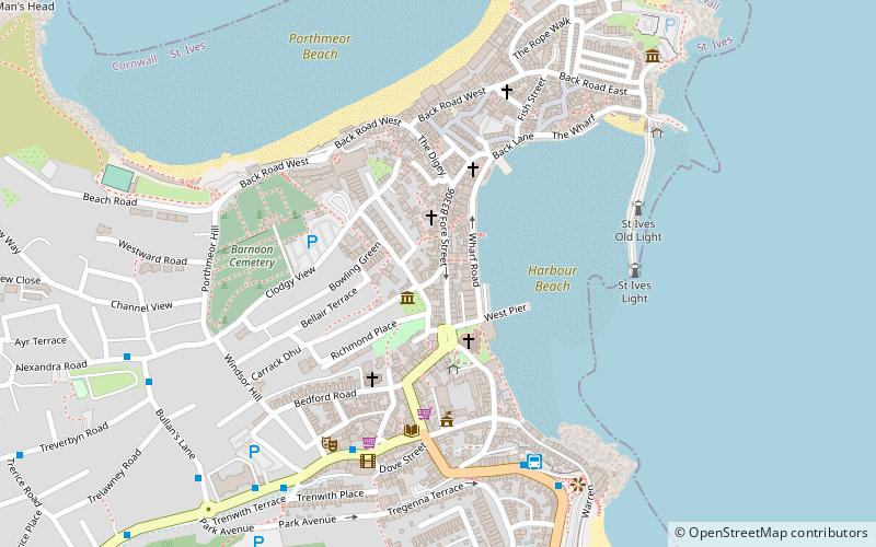 Belgrave St Ives location map