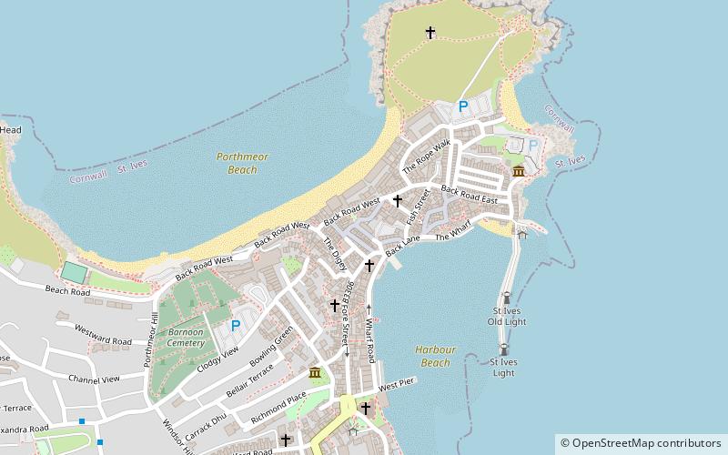 Saint Ives Society of Artists location map