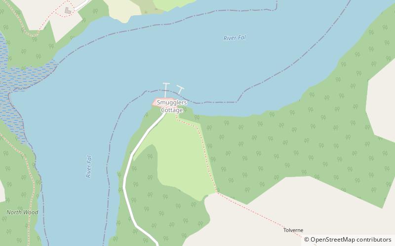 Tolverne location map