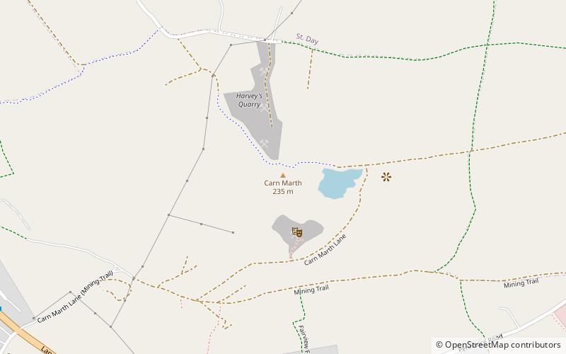 Carn Marth location map