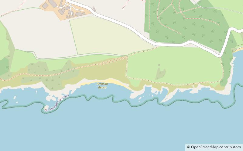 Cuckoo Rock to Turbot Point location map