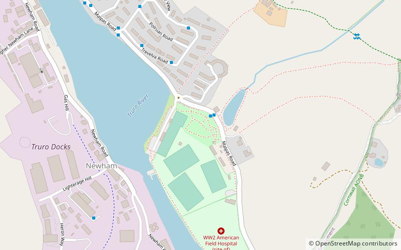 Boscawen Park location map