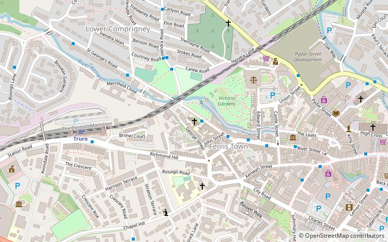 St George the Martyr's Church location map