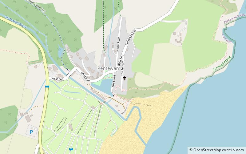 all saints church charlestown location map