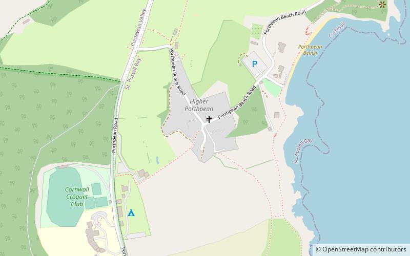St Levan’s Church location map