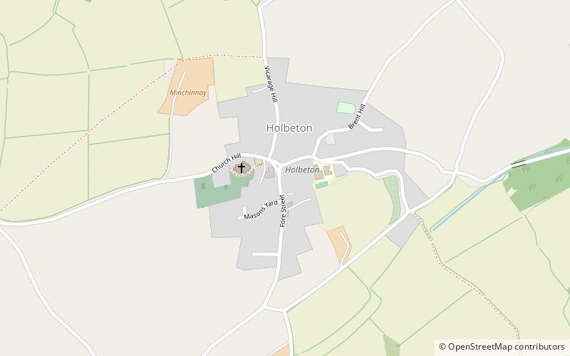 Holbury location map