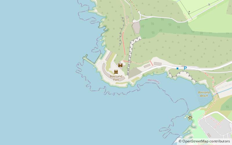 Fort Bovisand location map