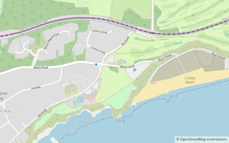 Carlyon location map