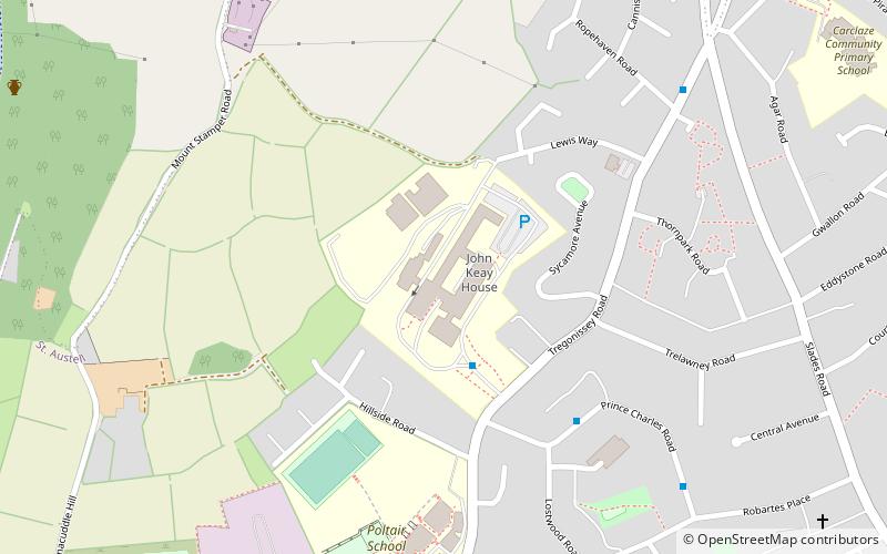 Cornwall College location map