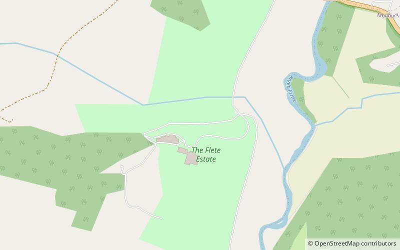 Flete House location map