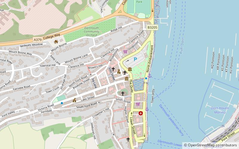 The Flavel Arts Centre location map