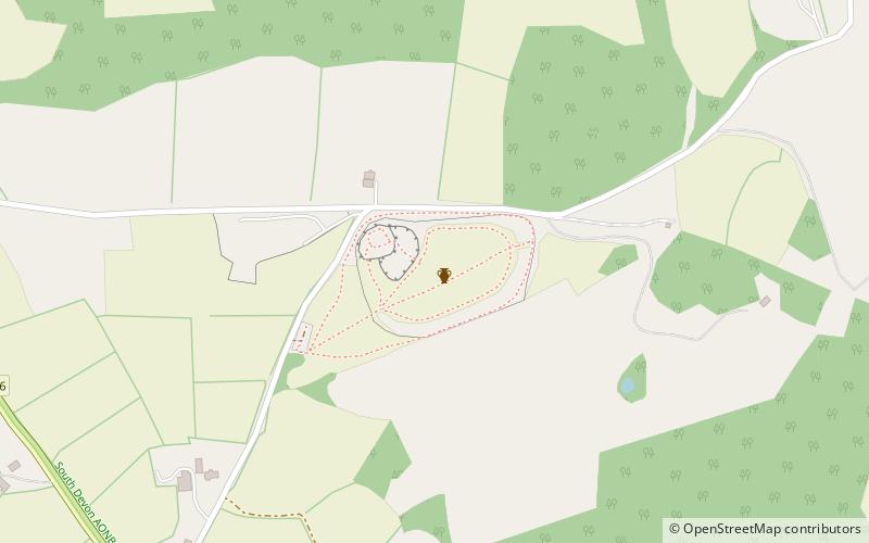 Blackdown Rings location map
