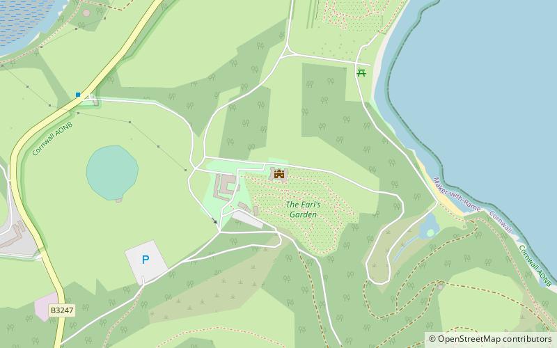 Mount Edgcumbe location map