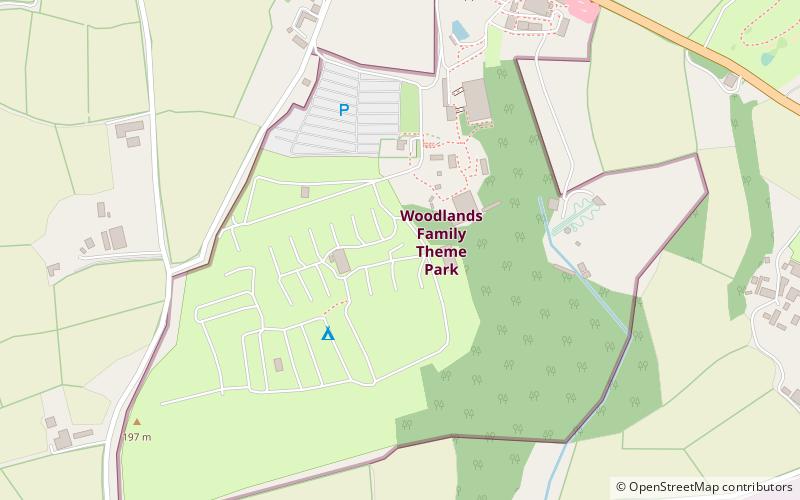 Woodlands Family Theme Park location map