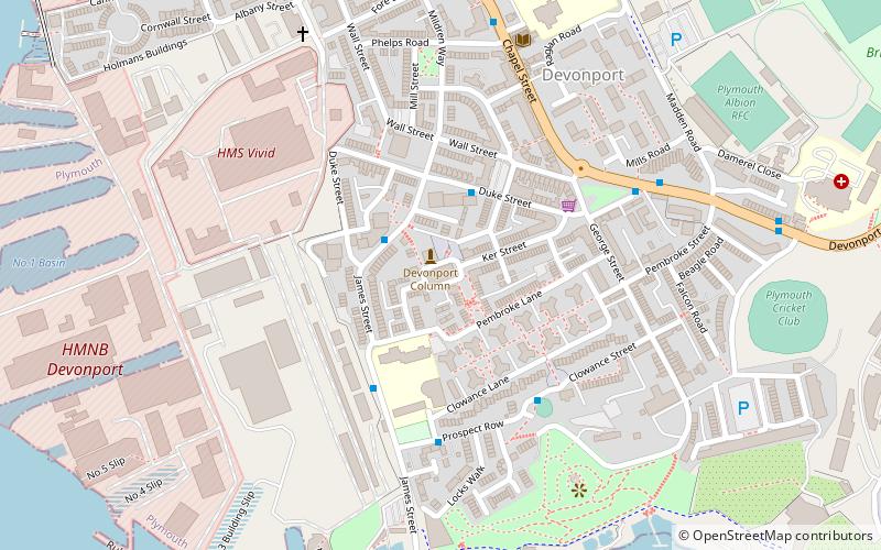 Devonport Guildhall location map
