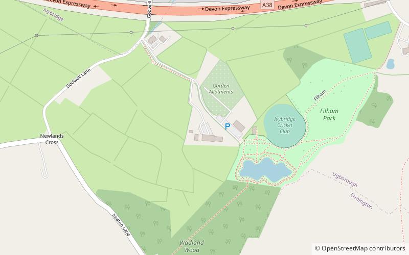 Donkey Sanctuary Ivybridge location map