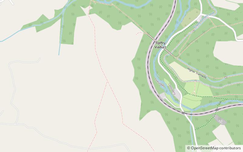 Treffry Viaduct location map