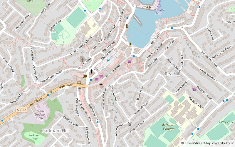 windmill hill cavern brixham location map