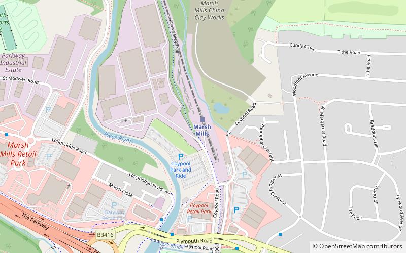 Plym Valley Railway location map