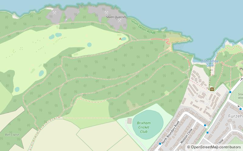 Churston Woods location map