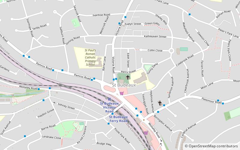 St Budeaux location map