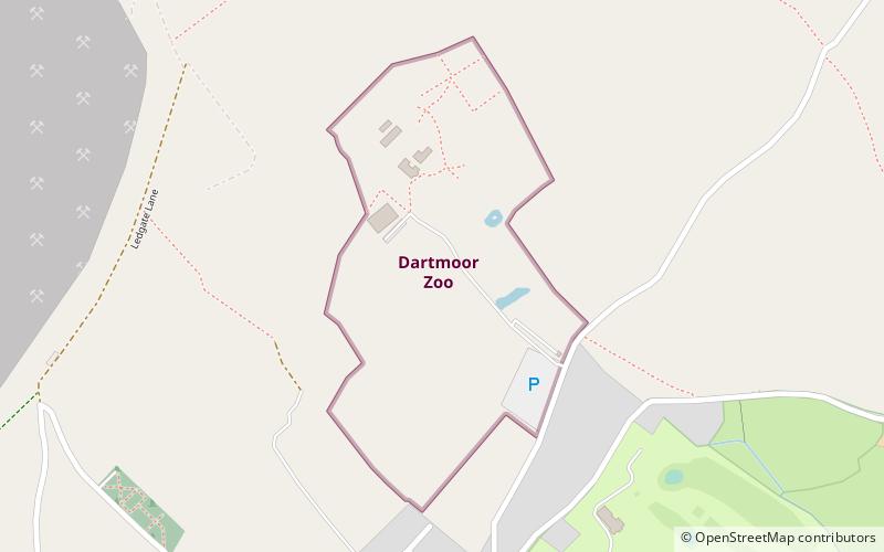 Dartmoor Zoological Park location map