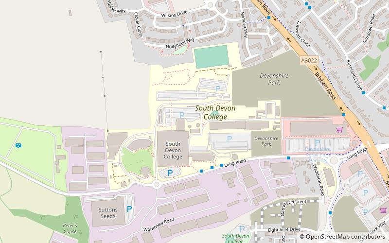 South Devon College location map
