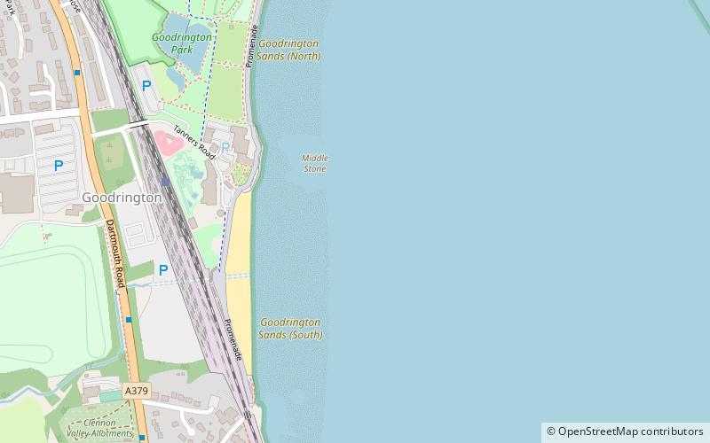 Goodrington Sands location map