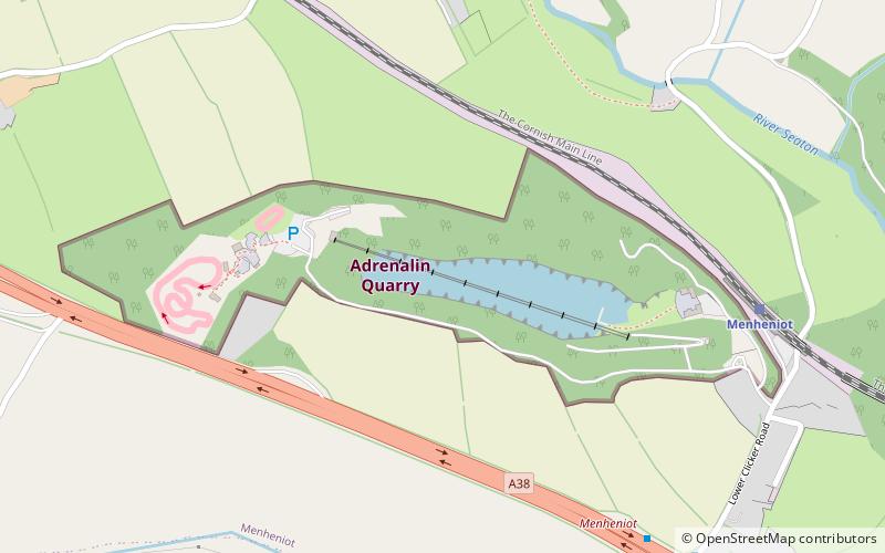 Adrenalin Quarry location map