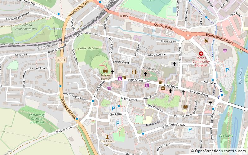 Devonshire Collection of Period Costume location map