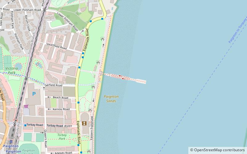 Paignton Pier location map