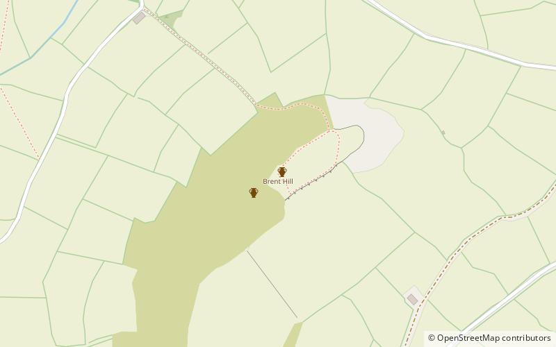 Brent Hill location map