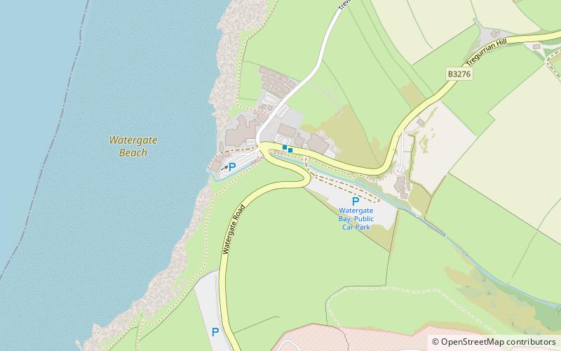 Watergate Bay location map
