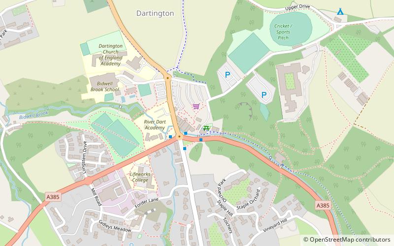 The Shops at Dartington location map