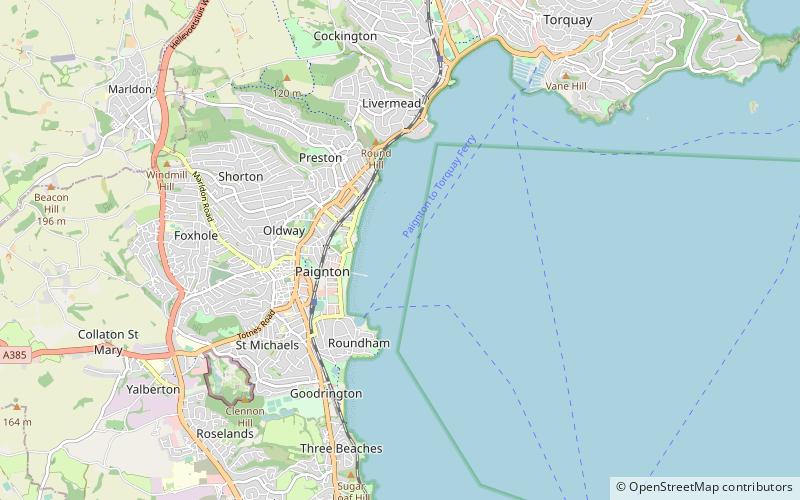 English Riviera Geopark location map