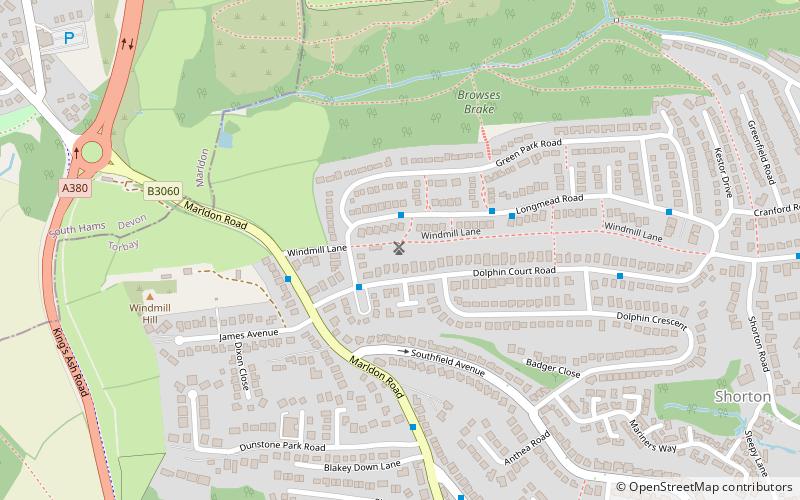 Paignton Windmill location map